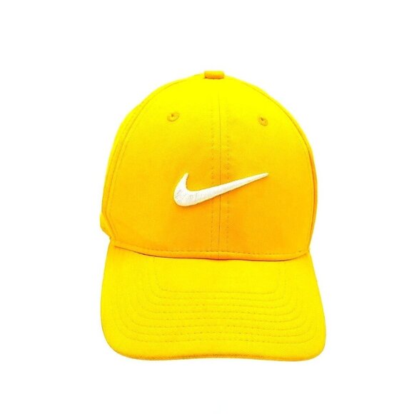 Nike Legacy91 Dri-Fit Cap Sport Performance Adjustable Hat Gold Unisex Yellow - Picture 1 of 10